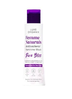 LUXE ORGANIX Femme natural antibacterial feminine wash pure bliss 