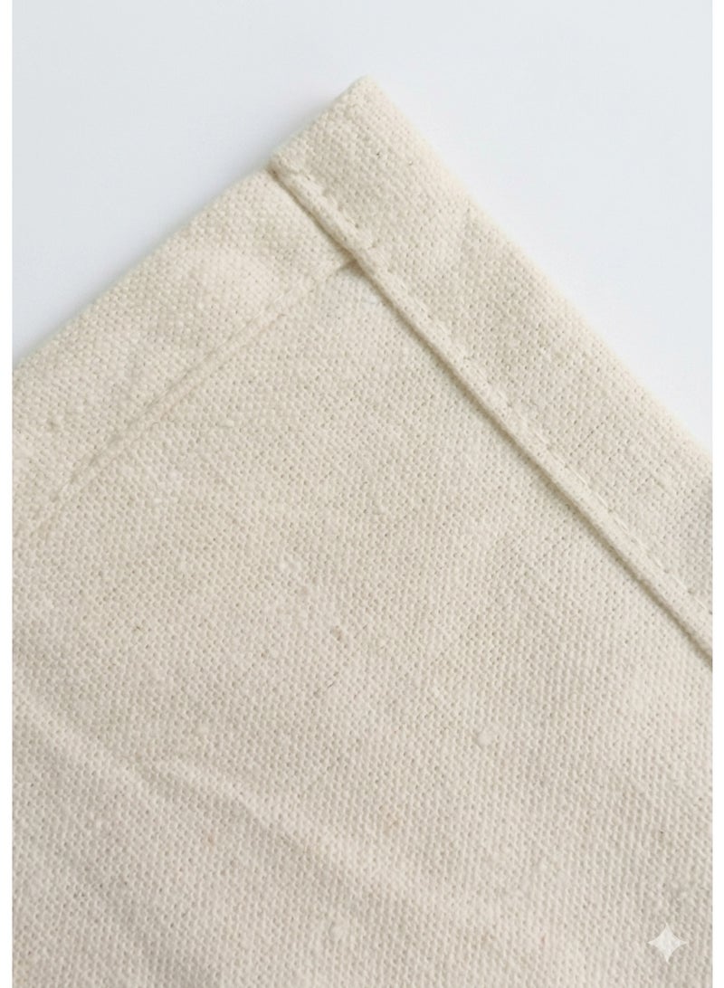 Plain Balcony Curtain – 130 cm Width × 265 cm Height - Image 2