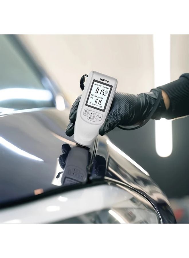 Black Digital Car Paint Thickness Gauge Auto Bodywork Inspection Tool 0 2000UM - Image 4