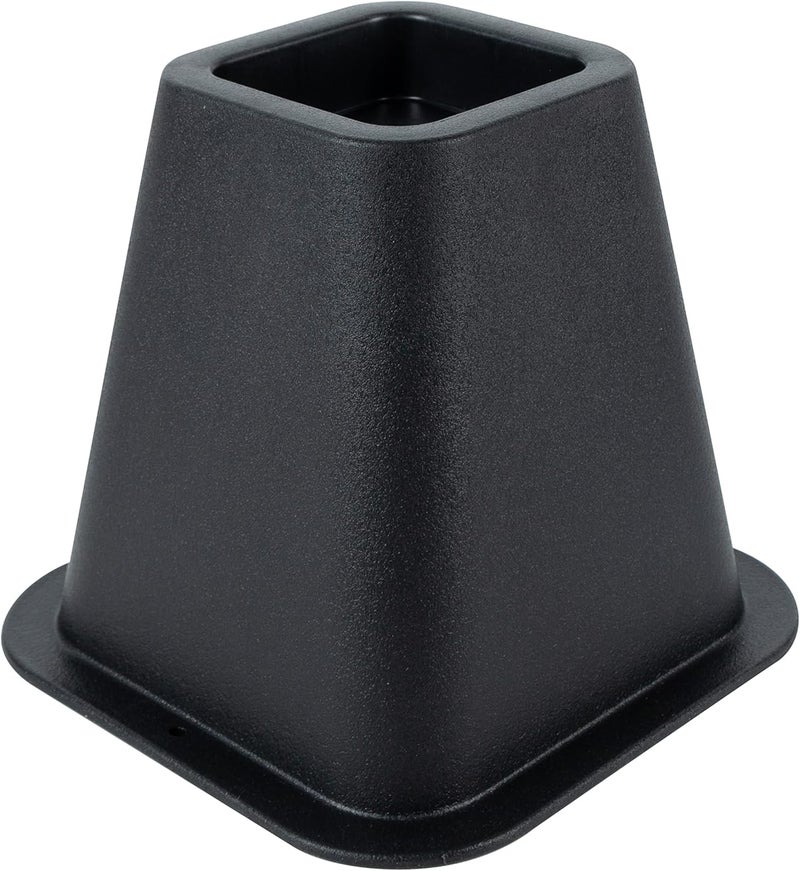 Simplify Bed Riser - Bed Lifters - Furniture Risers for Bed, Chairs, Tables - Black - Pack of 4-6 Inch Long - Image 4