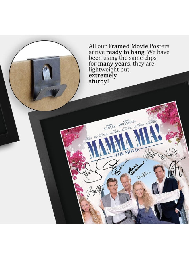 HWC Trading HWC Trading Mamma Mia! Movie Poster Meryl Streep, Pierce Brosnan 16 x 12 inch Framed Gifts Printed Poster Signed Autograph Picture for Movie Memorabilia Fans - 16" x 12" Framed  - Image 5
