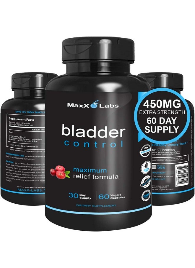 MaxX Labs Bladder Control  Uti Cranberry Pills Cranberry Supplement For Women Potent Blend Of Vitamin D3 Pumpkin Seed  Cranberry Extract Supports Urinary Tract Health Utis 60 Ct  - Image 1