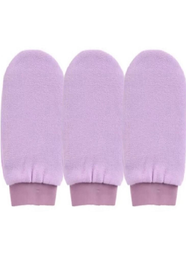 Korean Loofah for Peeling and Body Cleaning Purple Color-3pcs  - Image 1