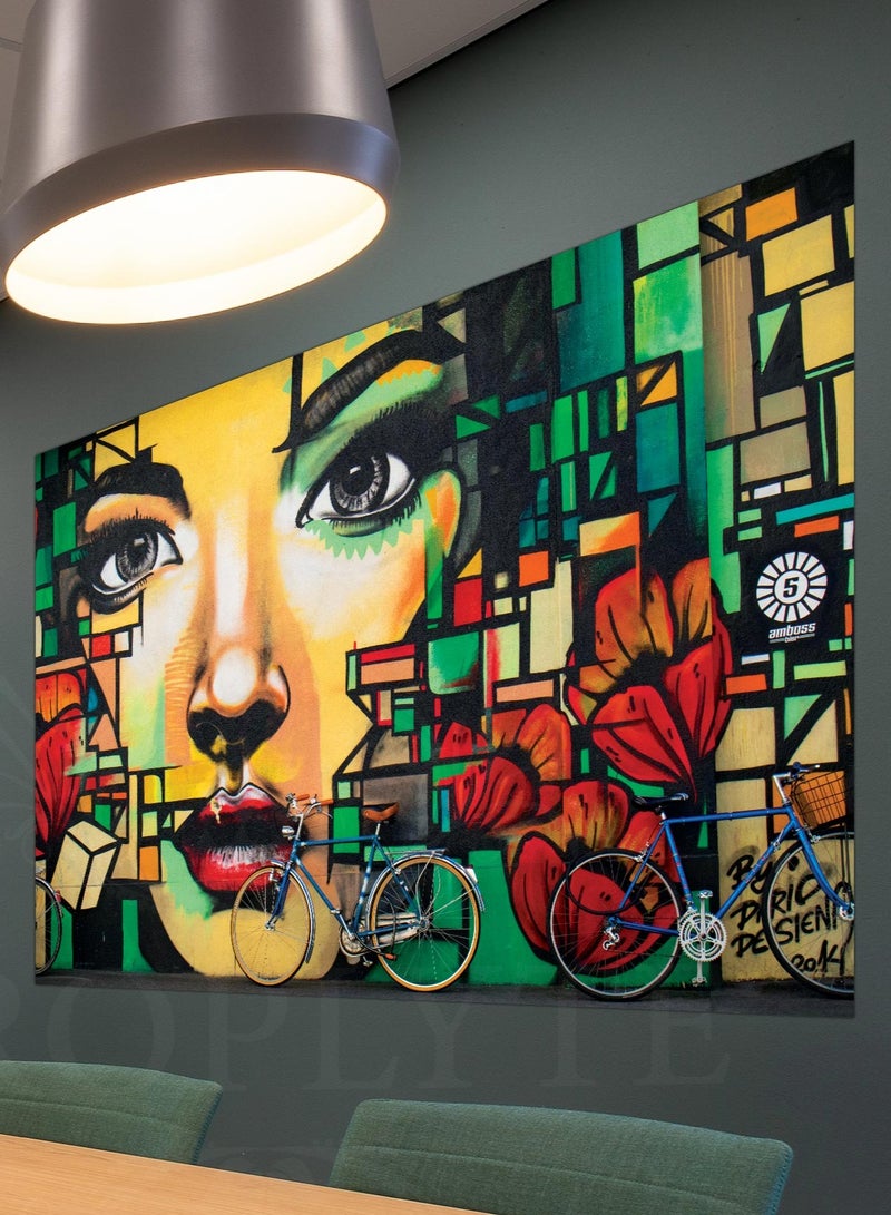 Droplyte Beautiful Girl Wall Art Wall Decor Card Board MDF Home Décor - Image 3