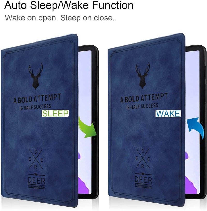 Robustrion Smart Flexible Flip Stand Case Cover for Samsung Galaxy Tab A7 10.4 inch [SM-T500/T505/T507] 2020 - Deer Blue - Image 3
