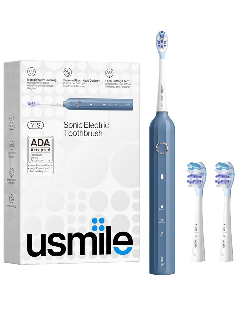 يو سمايل يوسمايل فرشاة أسنان كهربائية ذكية لابتسامة مشرقة (لون ازرق) - Image 4