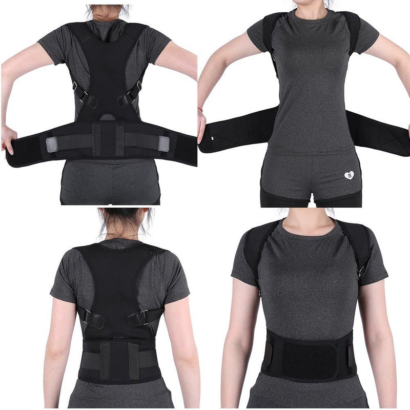 comfrt Posture Corrector for Men and Women - Adjustable Upper Back Brace for Clavicle Support and Providing Pain Relief from Neck, Back and Shoulder, Posture Trainer for Posture Support (XXL-black) - Image 5