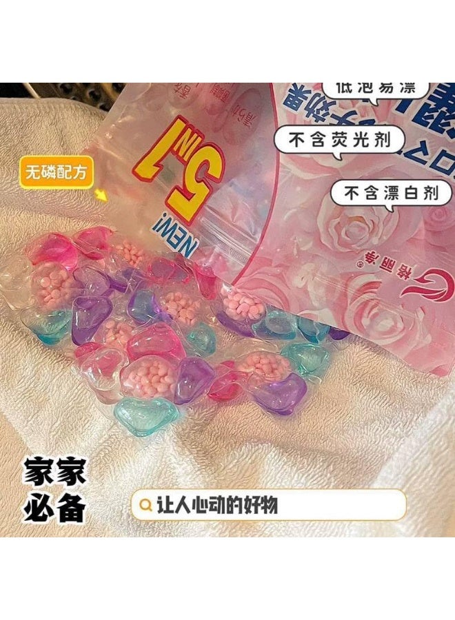 Concentrated Laundry Detergent Capsules for Tough Stain Removal | Enhanced Fabric Softener & Scent Formula | High-Quality Home Care Essential - Image 2