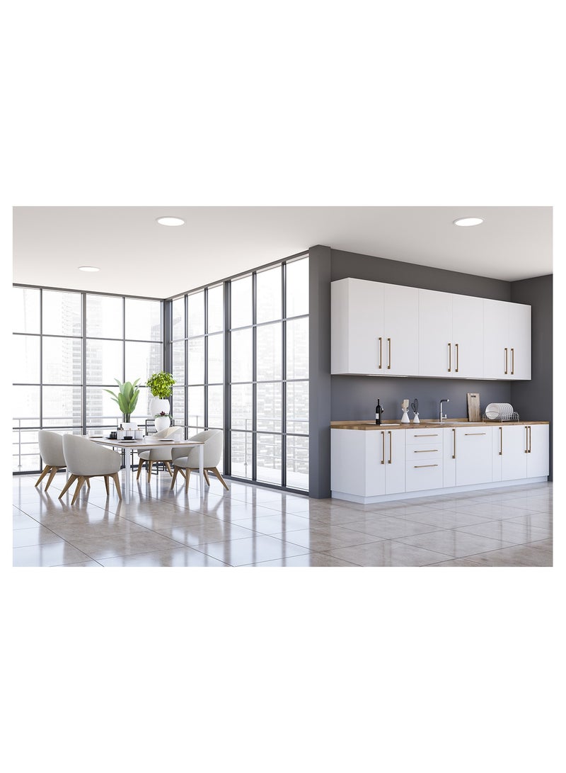 Rafeed LED Panel Downlight Ceiling Light 15W 14cm Warm Light 3000K - Image 2