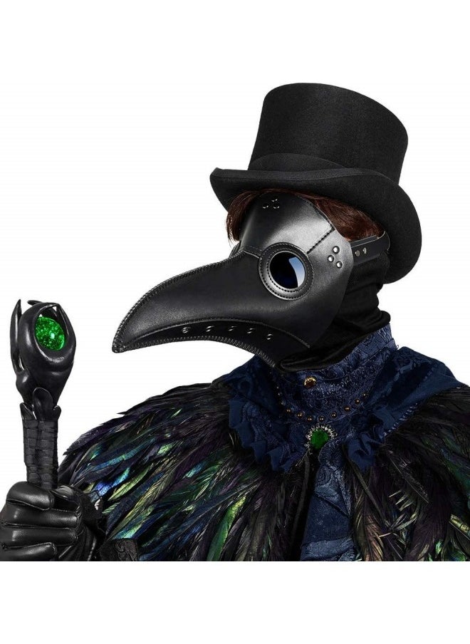 Plague Doctor Mask, Party Cosplay Costume Props Mask Steampunk Cosplay Retro Leather Bird Mask