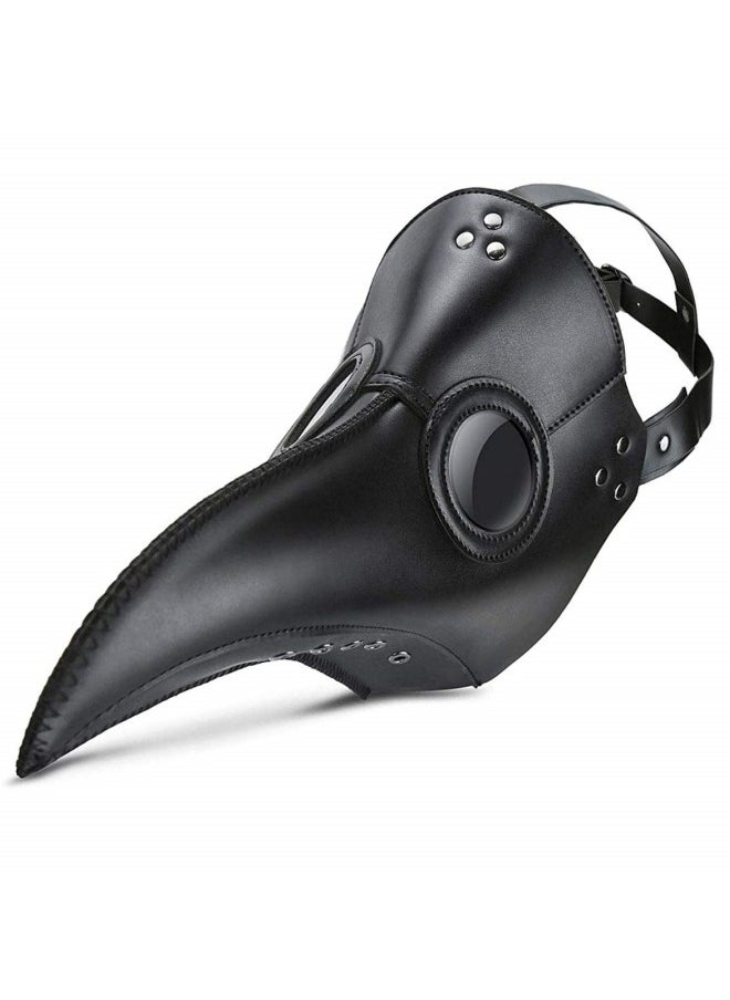 Plague Doctor Mask, Party Cosplay Costume Props Mask Steampunk Cosplay Retro Leather Bird Mask