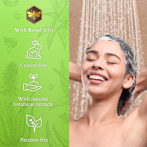 Tio Nacho Aloe Vera Deep Repair Shampoo, Organic Aloe Vera and Royal Jelly for Hair Repair and Protection, with Vegetable Keratin for Strength and Shine, Paraben, Salt, Silicone-Free, 14 Oz (3 Pack) - Image 4