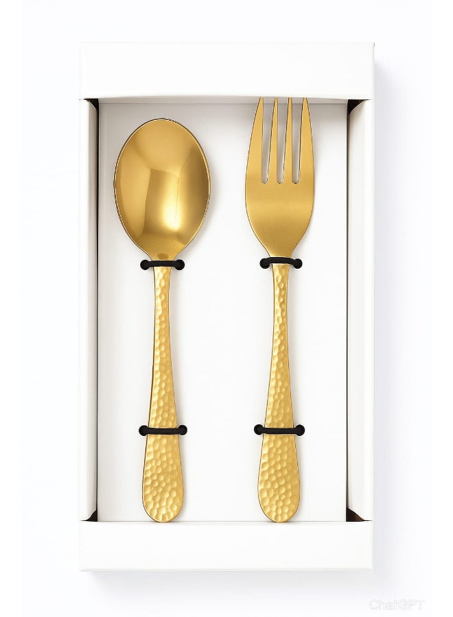 ايست من نون طقم أدوات مائدة من الفولاذ المقاوم للصدأ المصقول 12 قطعة باللون الذهبي لـ 6 أشخاص في علبة هدايا، مجموعة أدوات مائدة مع سكين وشوكة وملعقة، أدوات مائدة أنيقة للاستخدام اليومي، بتشطيب مرآة. آمنة للغسل في غسالة الصحون. - Image 5