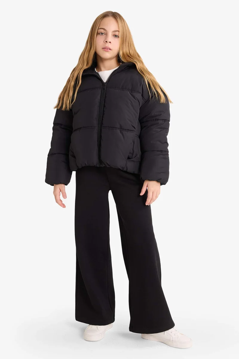 DeFacto Girl Hooded Puffer Jacket
