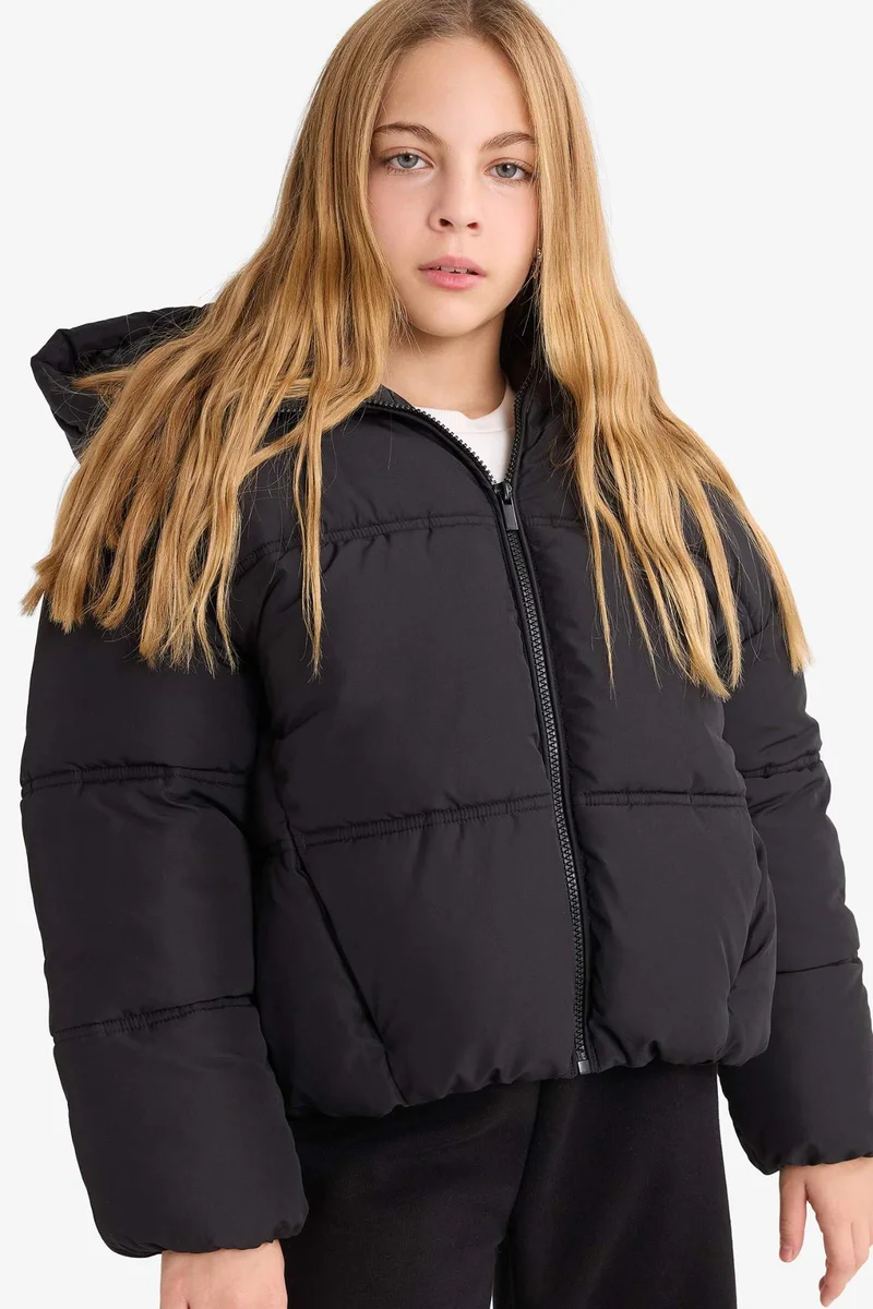 DeFacto Girl Hooded Puffer Jacket