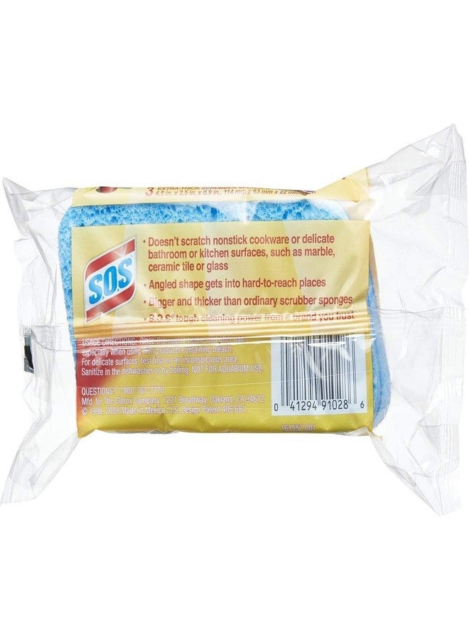 S.O.S All Surface Scrubber Sponge, 9 Sponges (3 Count, Pack of 3) - Image 2
