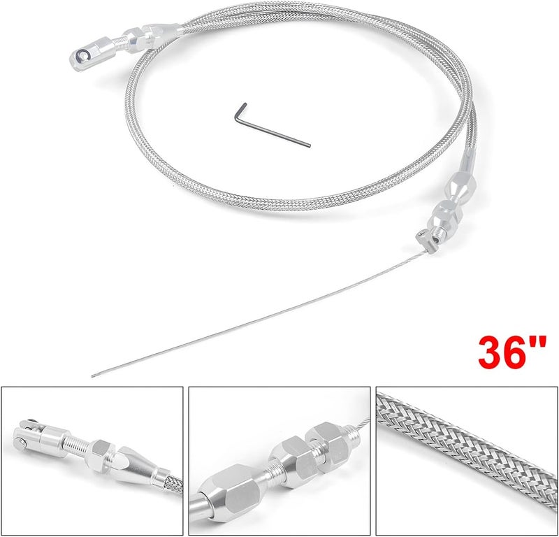 AICEL طقم إصلاح كابل الخانق المضفر AICEL 36" - Image 2