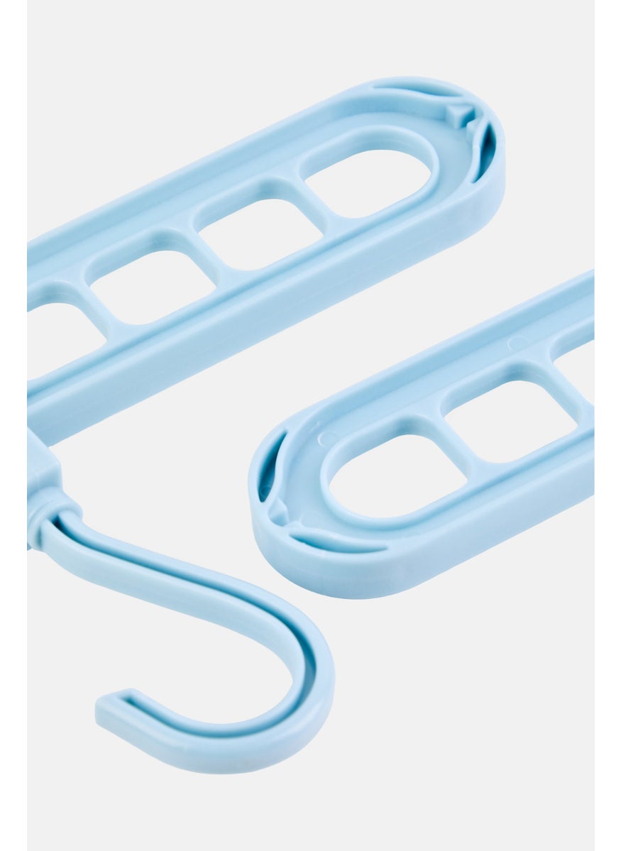YOTO 2 Pieces Flexible Hanger Set, Light Blue  - Image 3