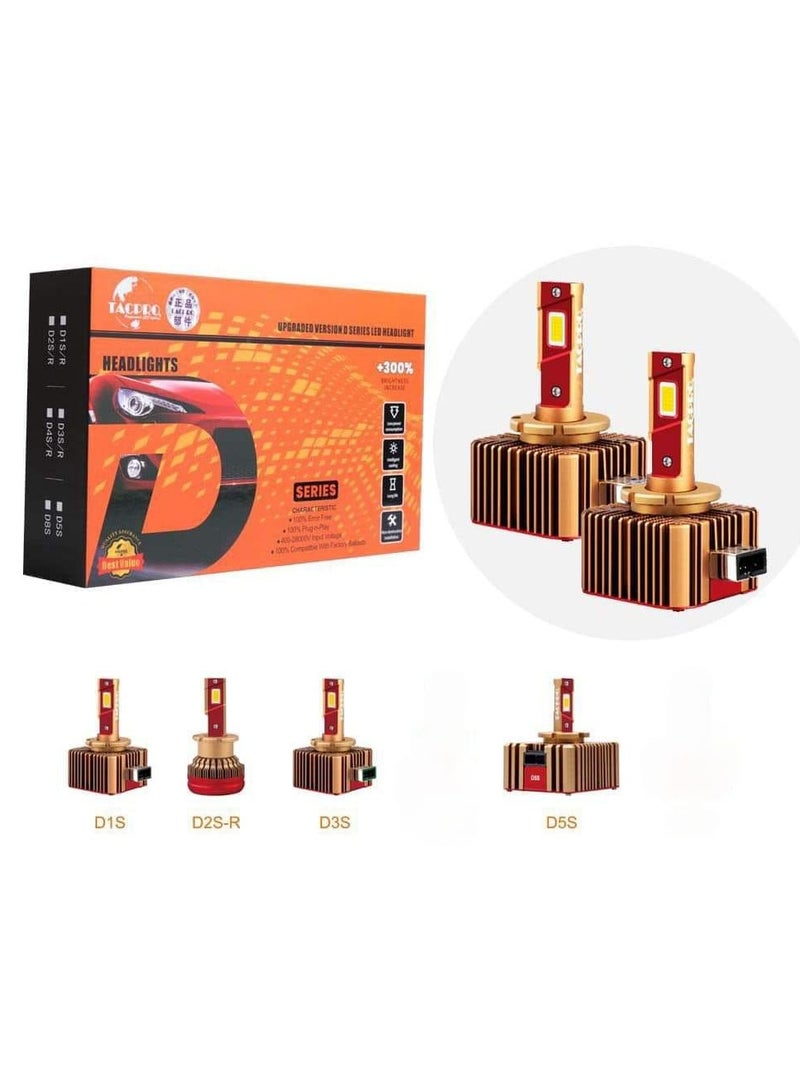 TACPRO Elshafey tacpro led headlights bulbs pair D1S - Image 3