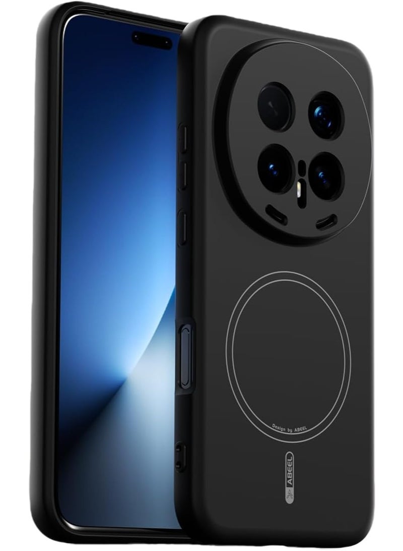 general Case Compatible with Honor Magic 8 Pro 5G, [Compatible with Mag-Safe], Slim Thin Liquid Silicone Soft Rubber Gel, Full Camera Protection, Pure Color Bumper Simple Cover - Image 1