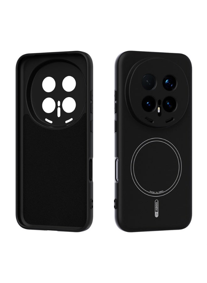 general Case Compatible with Honor Magic 8 Pro 5G, [Compatible with Mag-Safe], Slim Thin Liquid Silicone Soft Rubber Gel, Full Camera Protection, Pure Color Bumper Simple Cover - Image 2