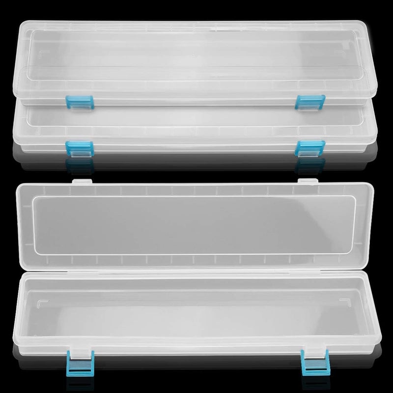 Fireboomoon حامل فرشاة الطلاء البلاستيكي الشفاف 3 عبوات من FIREBOOMOON - Image 1