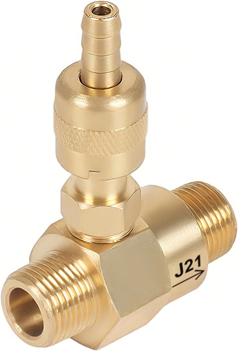Mingou 3-5 GPM Pressure Washer Chemical Injector 100775 for General Pump Power Washer Downstream Injector 2.1mm Orifice Max 4500 PSI for 3/8" NPT-M High Draw to 20% - Image 2