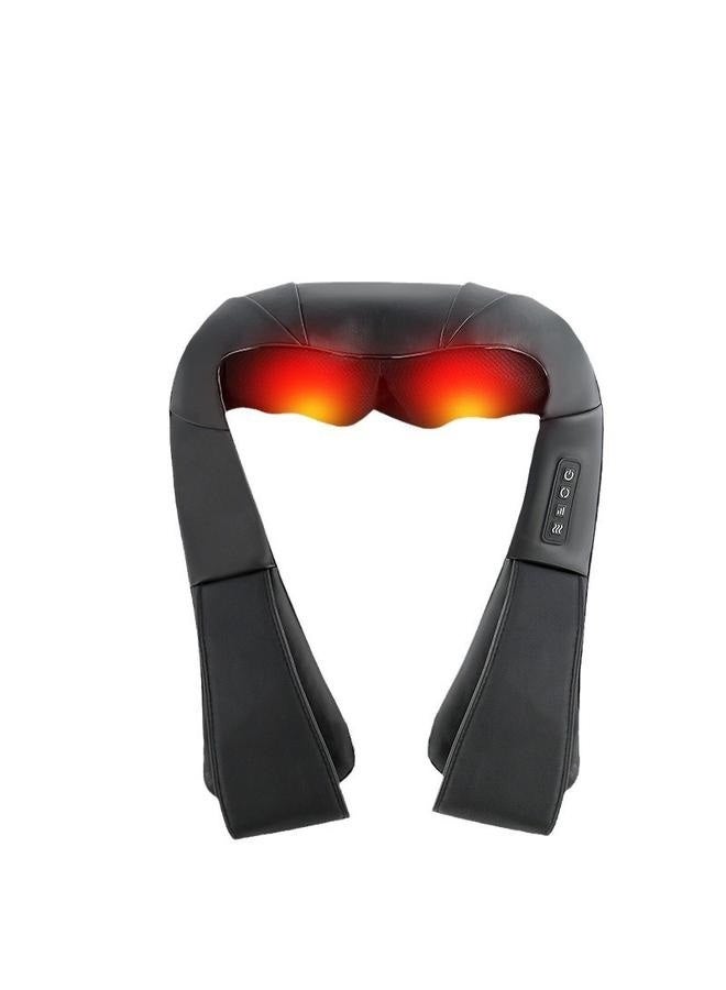 Loquat Shiatsu Neck and Back Massager with Soothing Heat, Electric Deep Tissue 3D Kneading Massage Pillow for Shoulder, Leg, Body Muscle Pain Relief, Home, Office, and Car Use - Image 1