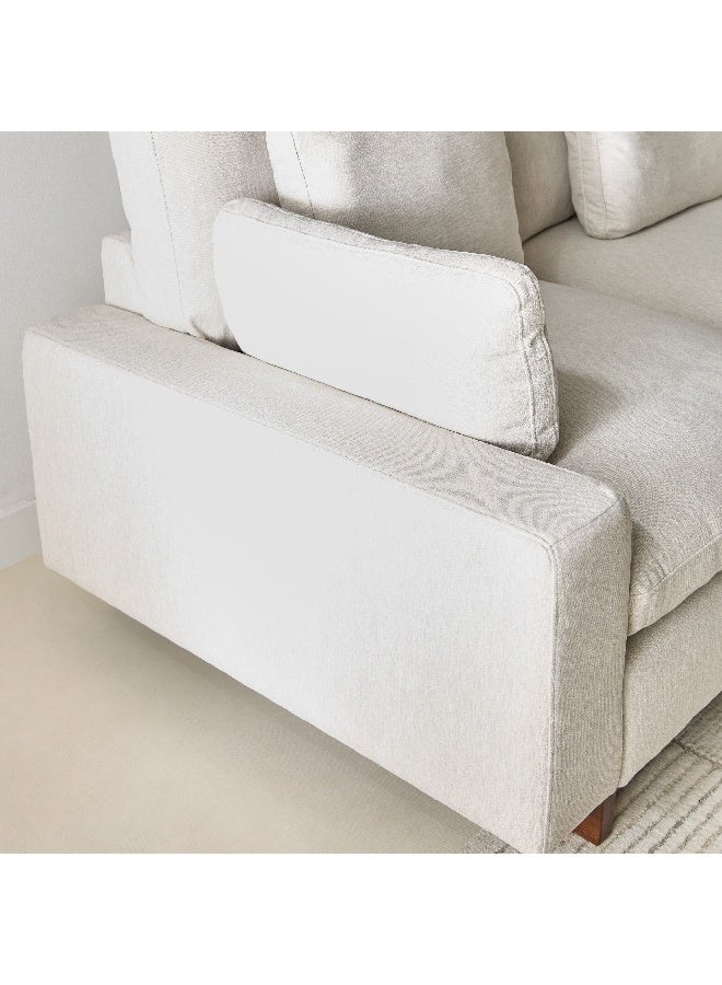 Home Box Francisco 2-Seater Fabric Sofa with 2 Waist and 2 Head Cushions 103 x 90 x 186 cm - Image 3