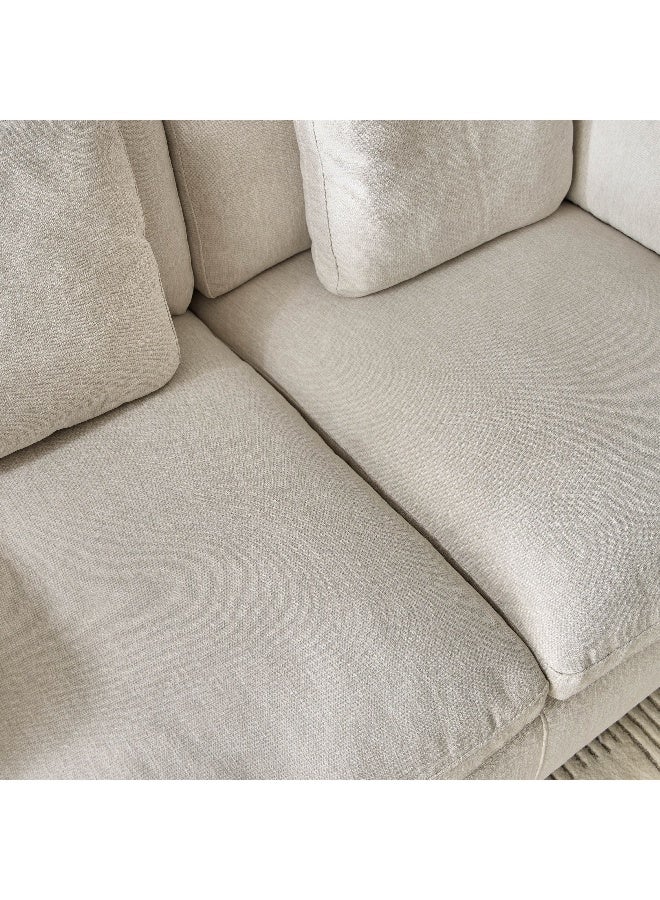 Home Box Francisco 2-Seater Fabric Sofa with 2 Waist and 2 Head Cushions 103 x 90 x 186 cm - Image 4