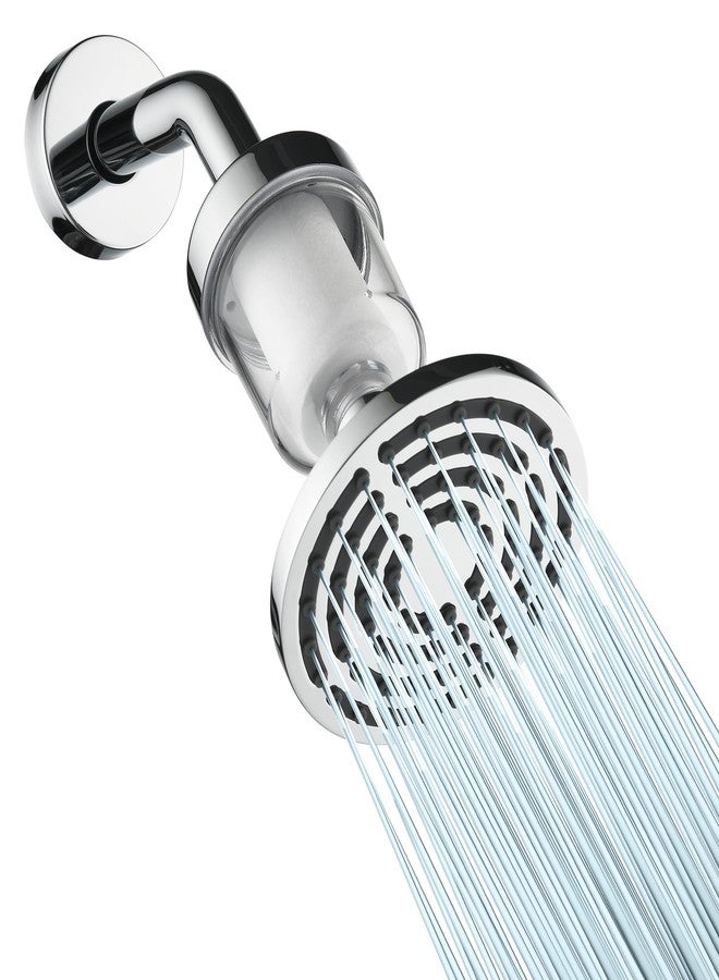 RF Filtered Shower Head Set PP Cotton Shower Filter High Pressure Bathroom Rain Showerhead Filter for Hard Water Removes Chlorine and Harmful Substances - Image 1