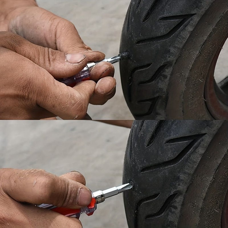 100pcs S 50pcs L 50pcs Separately Packed Vacuum Tire Repair Kit With Spiral Nails Auto Motorcycle - Image 4