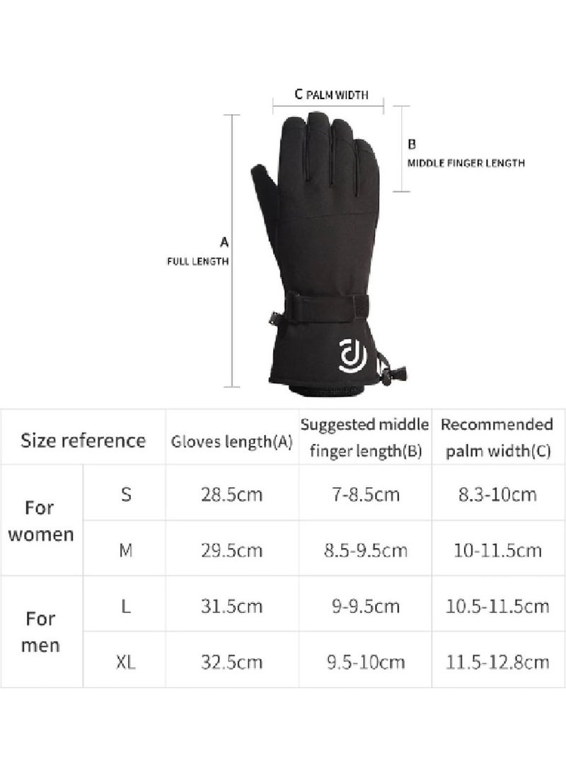 Ultralight Waterproof Touchscreen Ski & Snowboard Gloves - Black - pzsku/ZA034A100585139E6D924Z/45/_/1735056262/9bb8fc0d-7b58-4f34-ae41-4273e32852bd