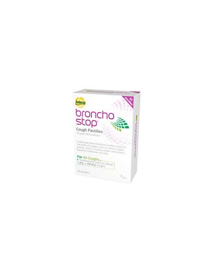 Bronchostop - أقراص زهرة الحوذان - عبوة من 40 قرصًا - Image 1