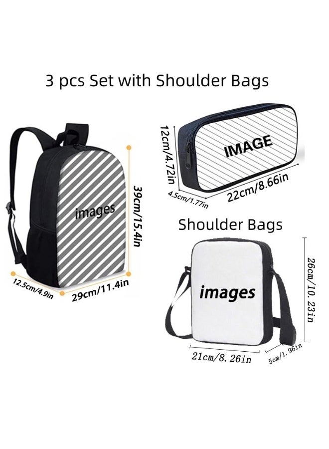 Dragon Ball backpack pencil case satchel three-piece suit men and women leisure sports travel backpack student school backpack - Image 2