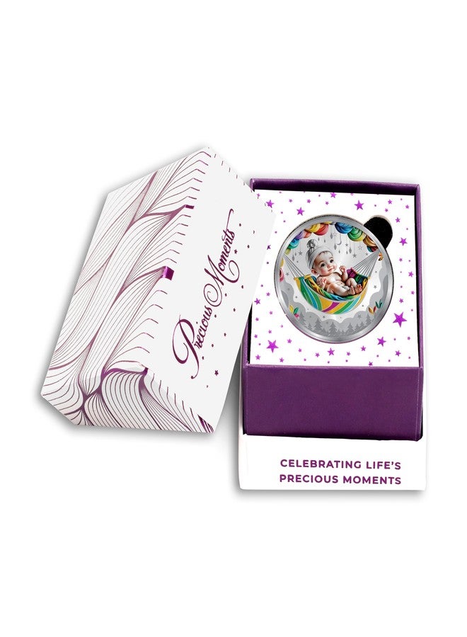 ACPL Precious Moments 10 Gram Silver Coin New-Born Baby BIS Hallmarked 999 Pure With Gift Box By ACPL. - Image 3