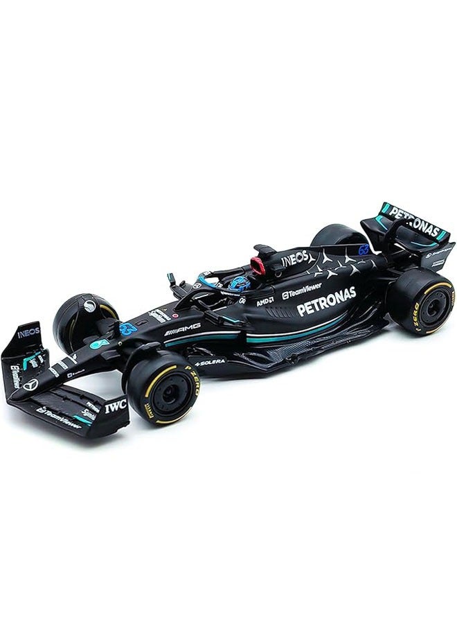 1:43 F1 Team Mercedes W14 2023 63# George · Russell Alloy Racing Car Model Collection Gift, W14 Simulation Alloy 2023 Formula Car Peripherals - Image 1