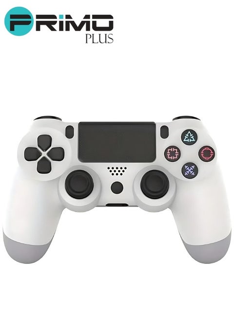 Double Motor Vibration Wireless Controller For p4 White