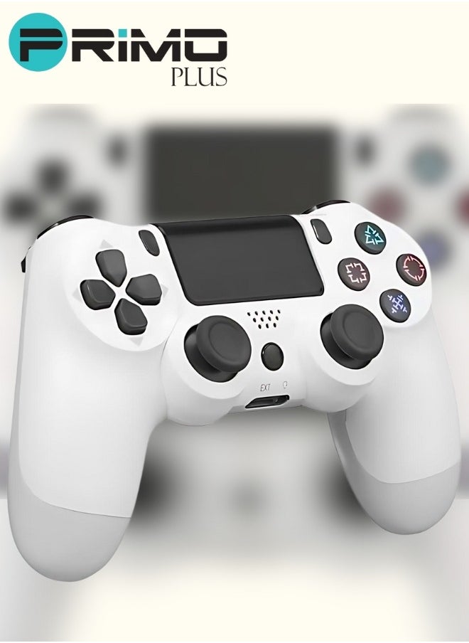 PRIMO PLUS - Double Motor Vibration Wireless Controller For p4 White - Image 1