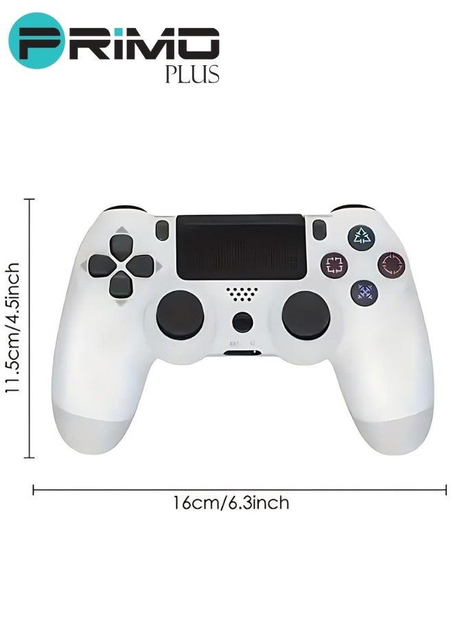 PRIMO PLUS - Double Motor Vibration Wireless Controller For p4 White - Image 1
