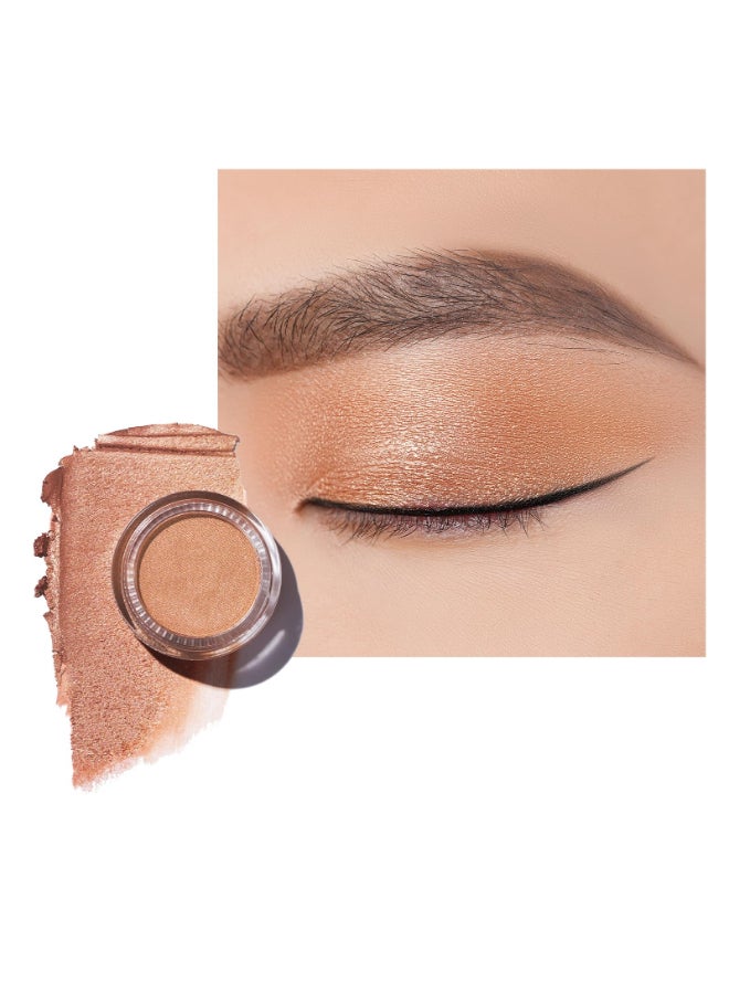 Oulac Nude Pearl Cream Eyeshadow also for Highlighter Shimmer Eye Shadow WaterproofLong Lasting with Moisturizing Formula Blendable Shimmer Eye MakeupVegan CrueltyFree6g P02 - Image 2