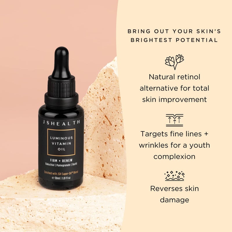 JSHealth Hydrating Face Oil For Women and Men with Rose Oil & Vitamin E Oil For Skin - Facial Oil for Dry Skin - Image 4