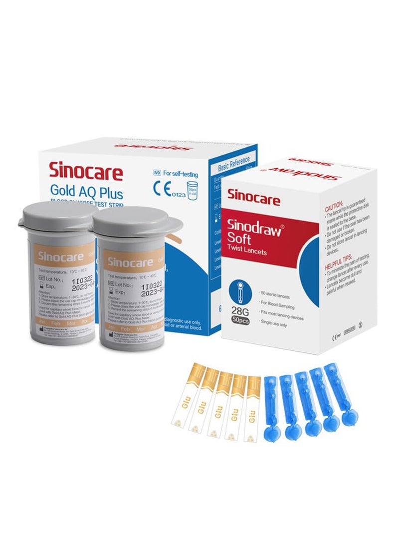 SINOCARE - Test Strips For Gold Aq Plus - Image 1