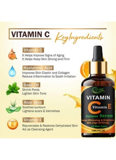 Quat Pack Of 2 Vitamin C With E Face Serum For All Skin (30Ml)  - Image 3
