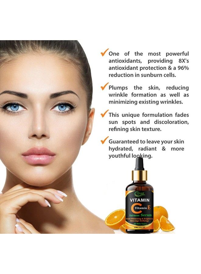 Quat Pack Of 2 Vitamin C With E Face Serum For All Skin (30Ml) - Image 5