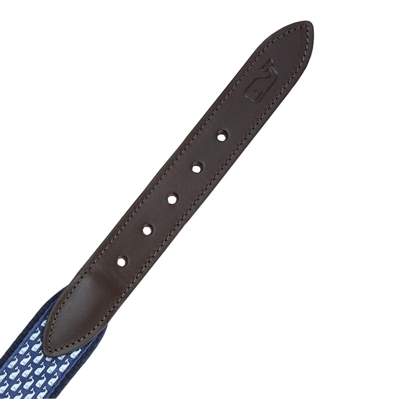 Vineyard Vines Boys Whale Canvas Club Belt, Navy, 26 US - Image 3
