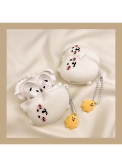 Generic Apple AirPods1/2/3/4 Generation Silicone Protective Case AirPodsPro2 Generation 4/5 Generation Cartoon Protective Case-Color:Self-mocking Bear-Applicable Model:airpods 1/2 Generation  - Image 1