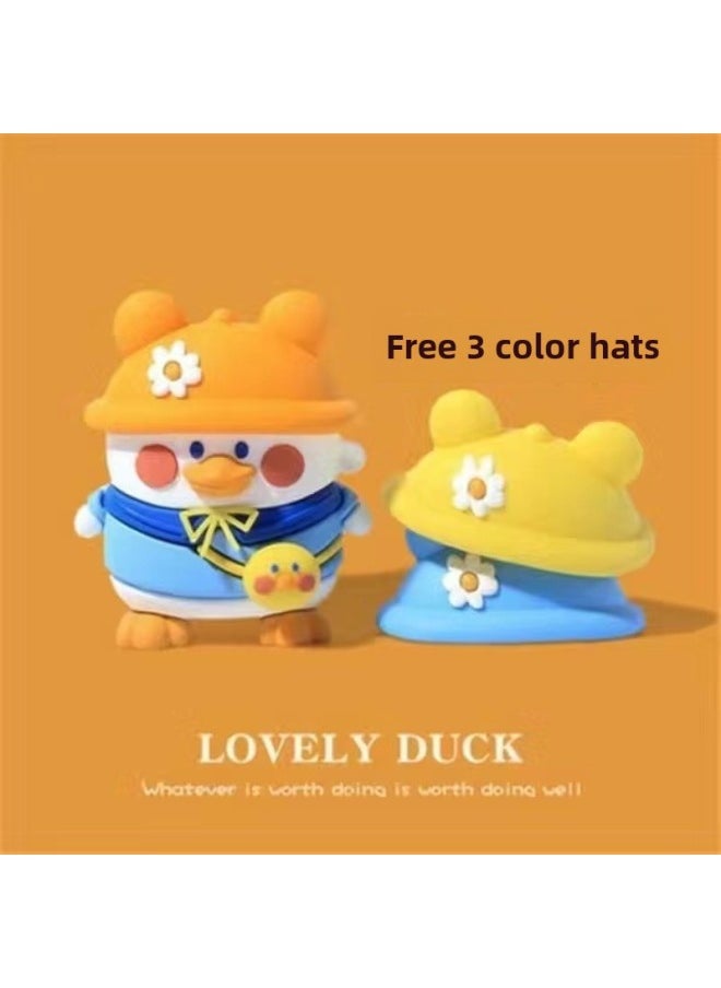 Generic - Apple AirPods1/2/3/4 Generation Silicone Protective Case AirPodsPro2 Generation 4/5 Generation Cartoon Protective Case-Color:Self-mocking Bear-Applicable Model:airpods 1/2 Generation - Image 1