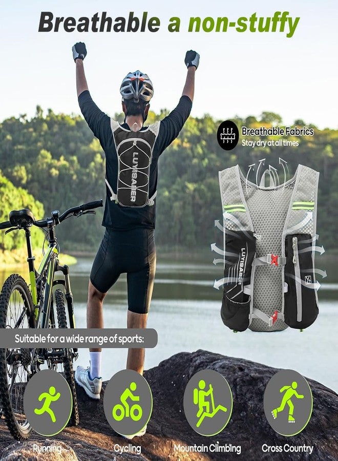 برو بيروس سترة بروبيروس® للترطيب أثناء الرحلات، للرجال والنساء والأطفال، سترة خفيفة الوزن للجري والمشي لمسافات طويلة وركوب الدراجات والجري والمشي وركوب الدراجات والمسارات - Image 5