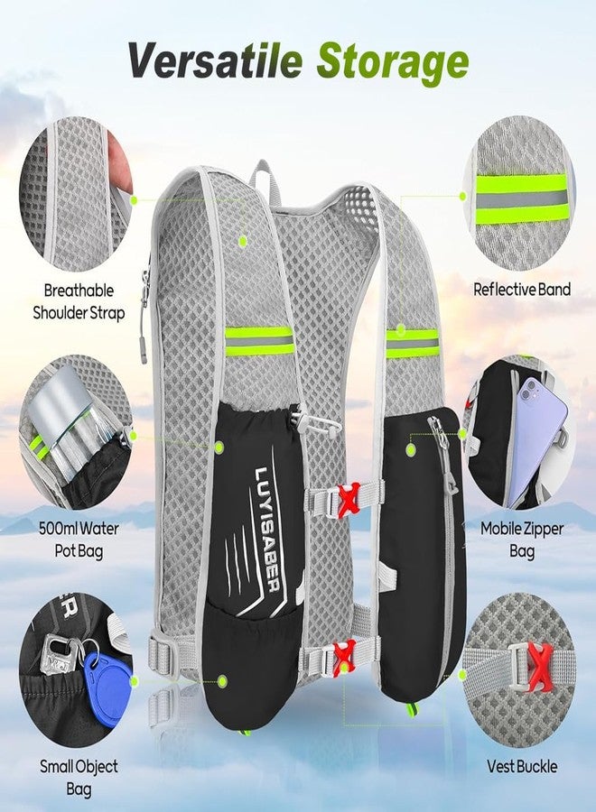 برو بيروس سترة بروبيروس® للترطيب أثناء الرحلات، للرجال والنساء والأطفال، سترة خفيفة الوزن للجري والمشي لمسافات طويلة وركوب الدراجات والجري والمشي وركوب الدراجات والمسارات - Image 3